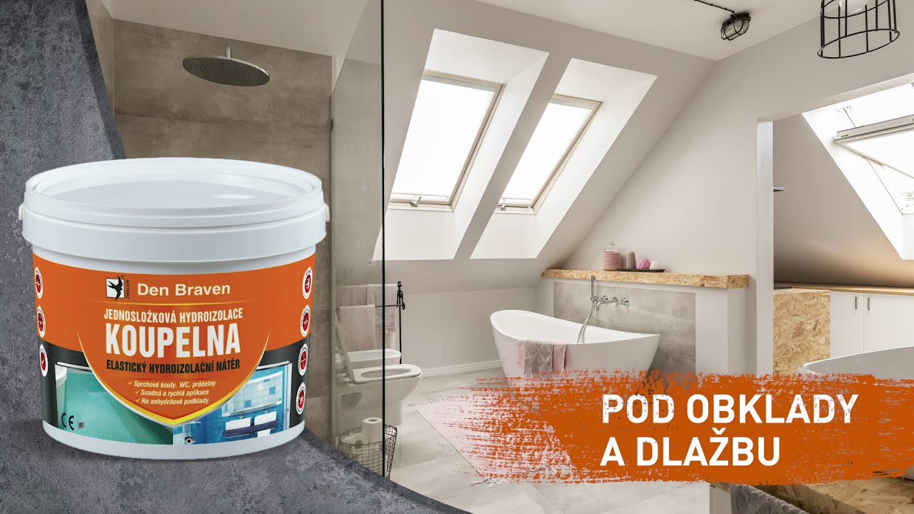 Hydroizolácia kúpeľňa 2,5kg Den Braven